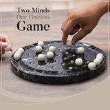 Marble Peg Solitaire Board Game – Single Player 10" Board Game for Adult