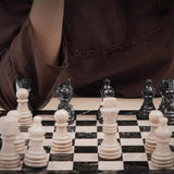 Marble 12" Inches Chess Set Black Zebra & Verona Chess Board with Storage Box Extra Queen