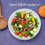 Marble Serving Bowl - Natural Stone Fruit Bowl in 8" for Kitchen, Dining Table, Entryway & Home Décor | Earthen Crafts