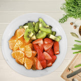 Marble Serving Bowl - Natural Stone Fruit Bowl in 8" for Kitchen, Dining Table, Entryway & Home Décor | Earthen Crafts