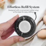 Marble Salt and Pepper Shakers Set of 2 for Kitchen Countertop - Marble Seasoning Holder Set | Earthen Crafts