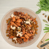 Marble Serving Bowl - Natural Stone Fruit Bowl in 8" for Kitchen, Dining Table, Entryway & Home Décor | Earthen Crafts