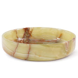 Marble Serving Bowl - Natural Stone Fruit Bowl in 8" for Kitchen, Dining Table, Entryway & Home Décor | Earthen Crafts