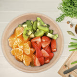 Marble Serving Bowl - Natural Stone Fruit Bowl in 8" for Kitchen, Dining Table, Entryway & Home Décor | Earthen Crafts