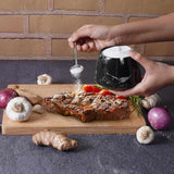 Marble Salt Cellar with Lid and Spoon - 4'' Handmade Salt, Sugar & Spice Container for Dining Table | Earthen Crafts