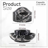 Mini Marble Butter Dish with Lid – French Butter Keeper Crock for Countertop Storage | Earthen Crafts