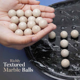 Marble Peg Solitaire Board Game – Single Player 10" Board Game for Adult