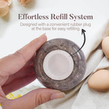 Marble Salt and Pepper Shakers Set of 2 for Kitchen Countertop - Marble Seasoning Holder Set | Earthen Crafts