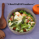 Marble Serving Bowl - Natural Stone Fruit Bowl in 8" for Kitchen, Dining Table, Entryway & Home Décor | Earthen Crafts