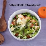 Marble Serving Bowl - Natural Stone Fruit Bowl in 8" for Kitchen, Dining Table, Entryway & Home Décor | Earthen Crafts