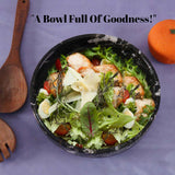 Marble Serving Bowl - Natural Stone Fruit Bowl in 8" for Kitchen, Dining Table, Entryway & Home Décor | Earthen Crafts