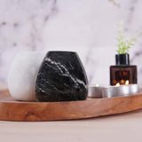 Marble Salt and Pepper Shakers Set of 2 for Kitchen Countertop - Marble Seasoning Holder Set | Earthen Crafts