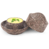 Mini Marble Butter Dish with Lid – French Butter Keeper Crock for Countertop Storage | Earthen Crafts