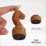 Marble 15" Inches Chess Set Oceanic & Red Chess Board with Storage Box Extra Queen