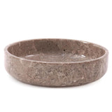Marble Serving Bowl - Natural Stone Fruit Bowl in 8" for Kitchen, Dining Table, Entryway & Home Décor | Earthen Crafts