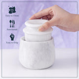 Marble Butter Keeper 4.25" - French Butter Crock for Home & Kitchen Countertop Storage | Earthen Crafts