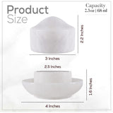 Mini Marble Butter Dish with Lid – French Butter Keeper Crock for Countertop Storage | Earthen Crafts