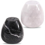Marble Salt and Pepper Shakers Set of 2 for Kitchen Countertop - Marble Seasoning Holder Set | Earthen Crafts