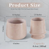 Perfectly sized for everyday use — compact, elegant, and easy to place on any table.