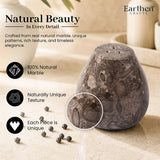 Earthern Crafts natural marble salt and pepper shakers 