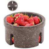 A natural stone bowl designed for everyday rinsing, draining, and serving.