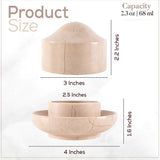 Butter crock size guide image.