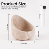 Measurement chart showing the ideal size for a kitchen product with dimensions labeled.